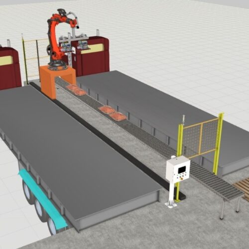Carregamento de caminhão, 2 carregamentos simultaneamente